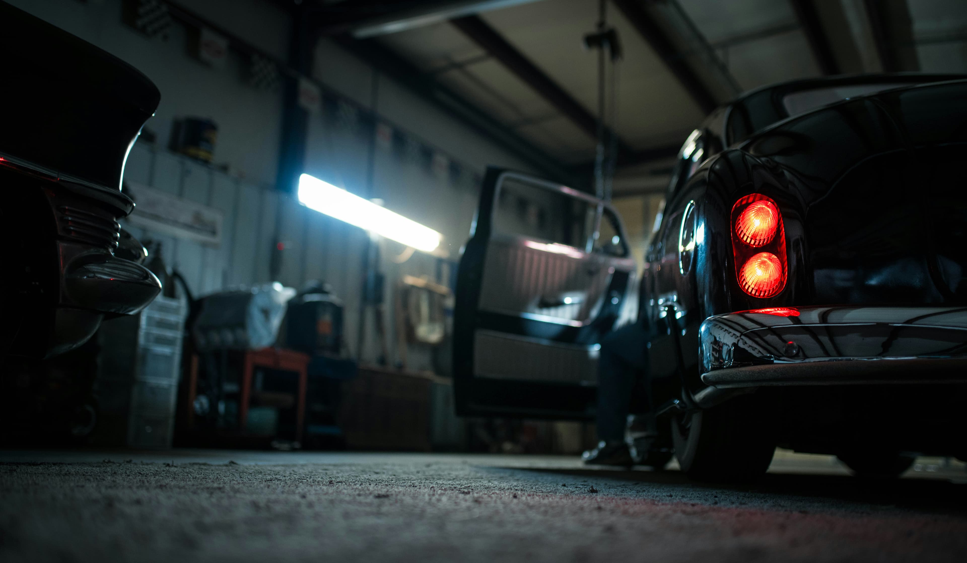 Modern high-quality professional automotive mechanic workshop interior